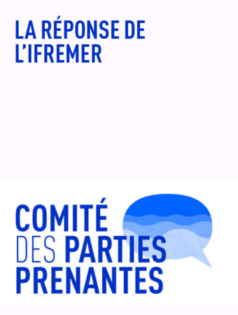 La réponse de l'Ifremer