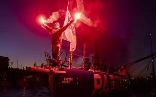 Yoann Richomme est arrivé cette nuit en 2e position du Vendée Globe.