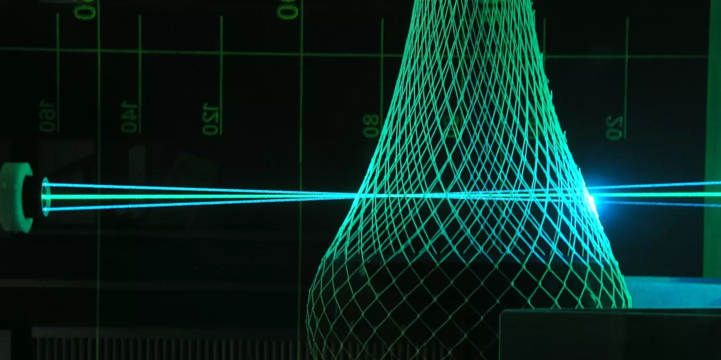 Mesure d’écoulement par Laser Doppler Velocimetry.