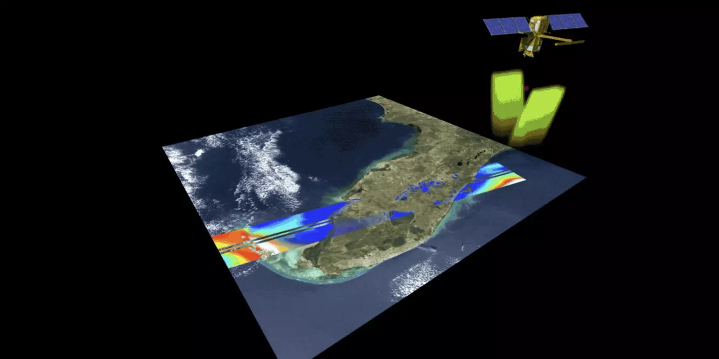 Représentation du satellite SWOT