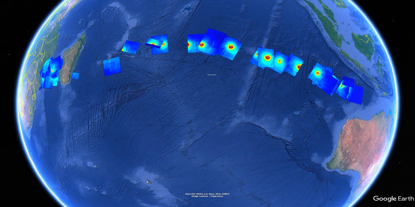 Modélisation du déplacement des vents NOAA