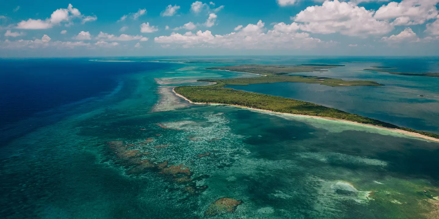 Calabash Caye, atoll de Turneffe au Belize