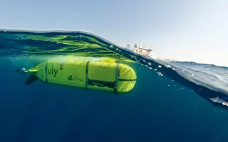 Vue sous-marine d'Ulyx au cours de la campagne Essulyx22