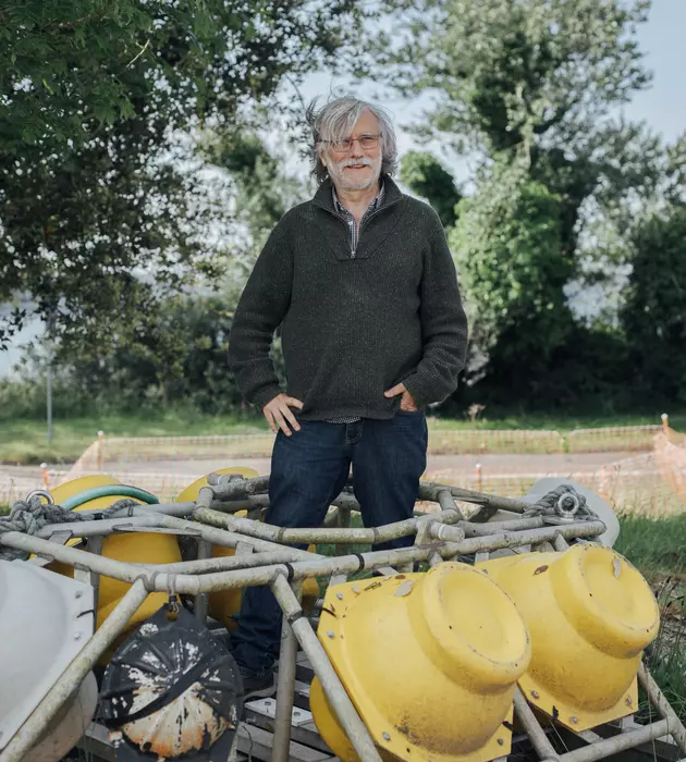 Pierre Garreau, chercheur à l'Ifremer. Centre Ifremer de Brest, 2022.