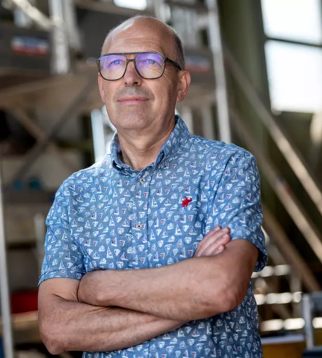 Viorel Ciausu, ingenieur Unités Systèmes sous-marins à l'Ifremer. Centre Ifremer de la Seyne sur Mer, 2022.