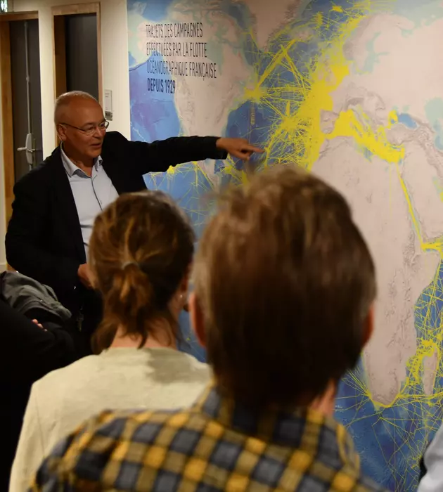  Visite de la délégation de France Nature Environnement au siège de l’Ifremer, à Plouzané.