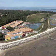 Vue aérienne de la station de La Tremblade situé sur le littoral