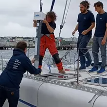 Débarquement des flotteurs Argo au retour de la campagne NARCOO