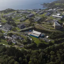 vue d'avion du centre Ifremer de Brest-Plouzané