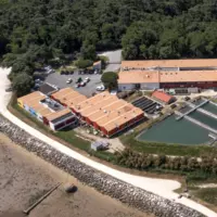 Vue aérienne de la station Ifremer de La Tremblade