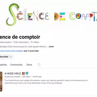 chaine youtube de science de comptoir